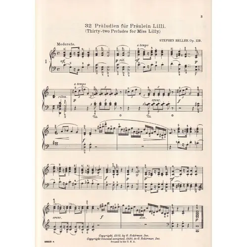 Thirty-Two Preludes-Op.119
