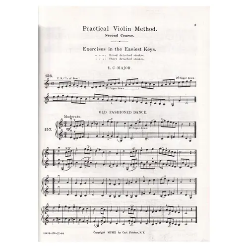 Practical Violin Method - Vol.2 - Exemplar Antigo