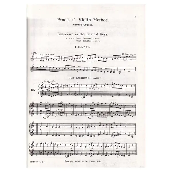 Practical Violin Method - Vol.2 - Exemplar Antigo