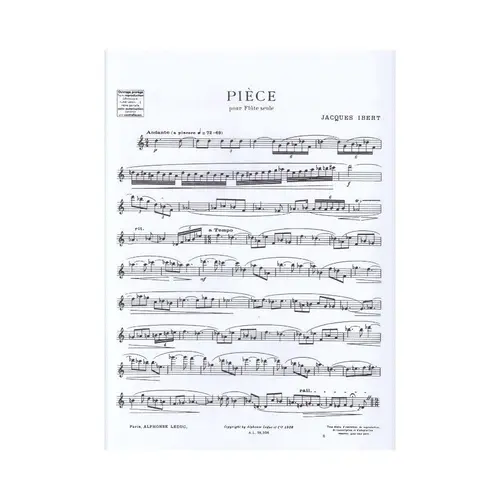 Piece Pour Flute Seule
