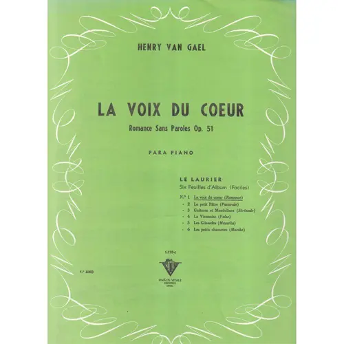 La Voix Du Coeur   - Romance Sans Paroles - Op.51