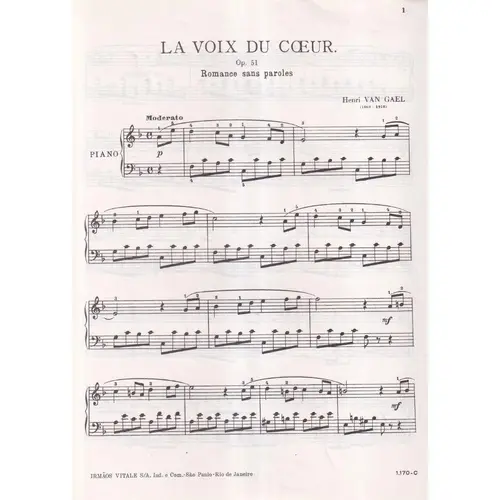 La Voix Du Coeur   - Romance Sans Paroles - Op.51