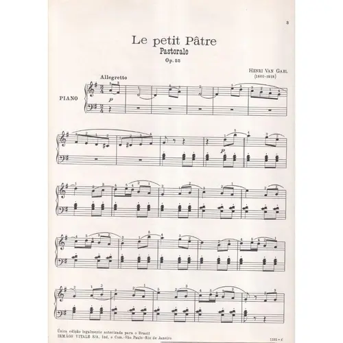 Le Petit Patre  - Op.52 (Le Laurier)