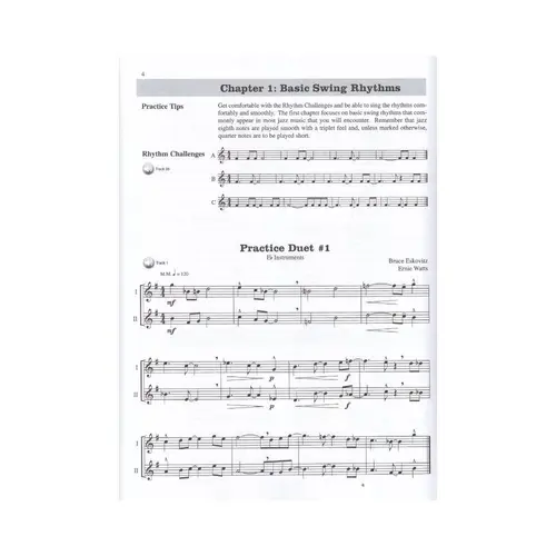 Jazz Duets For Saxophones