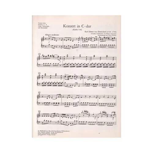 Konzert C Dur Fur Violine