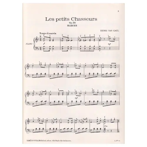 Les Petits Chasseurs  - Le Laurier - Six feuilles d´album  Op.56 N.6