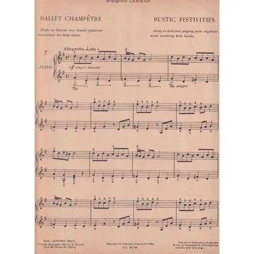 Ballet Champetre  (Edição Antiga)