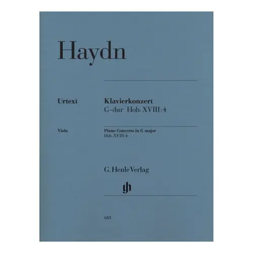 Klavierkonzert G Dur-Hob.Xviii-4