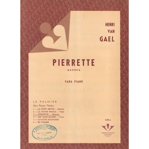 Pierrette - Op.49  - (Le Palmier N.3)