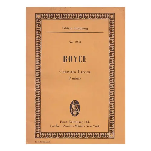 Concerto Grosso B Minor