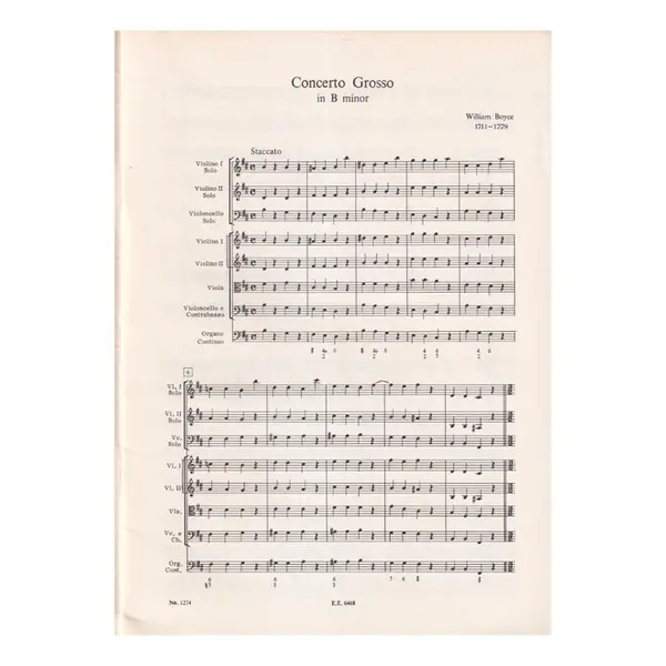 Concerto Grosso B Minor