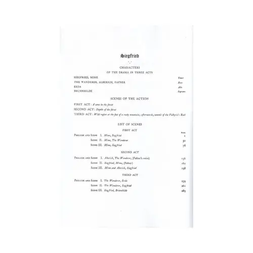 Siegfried - Opera completa Vocal Score