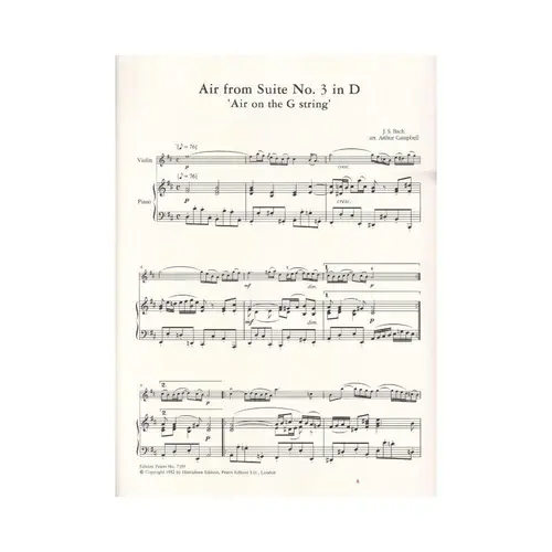Air From Suite N.3 In D