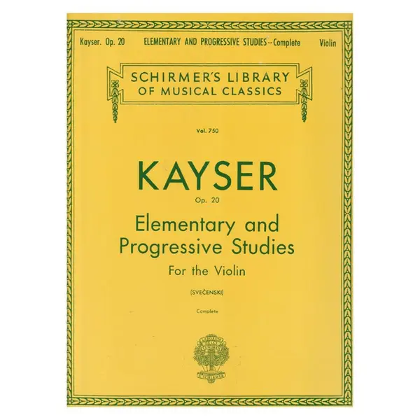 36 Elementary And Progressive Studies -  Complete -  Op. 20