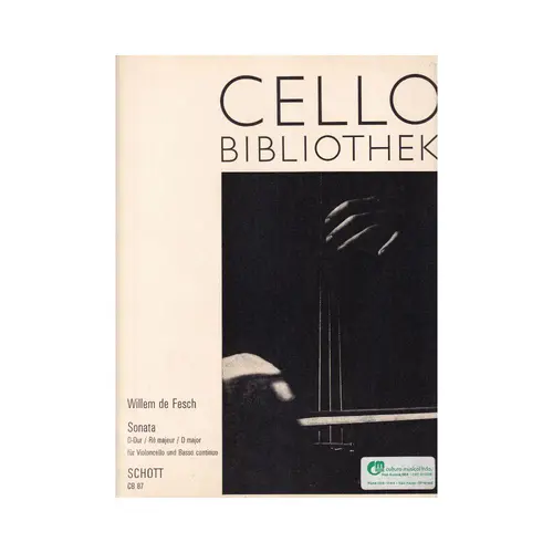 Sonata D Dur Fur Violoncello