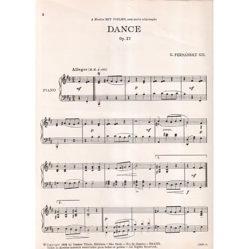 Dance - Op.17
