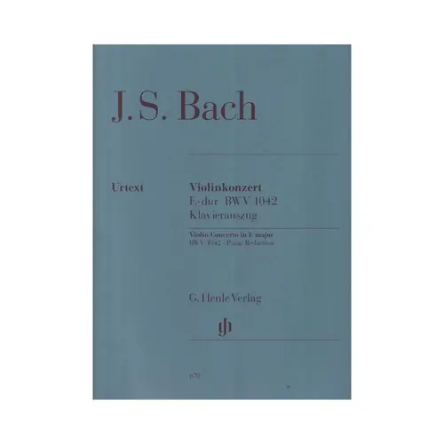 Violinkonzert E Dur - BWV 1042