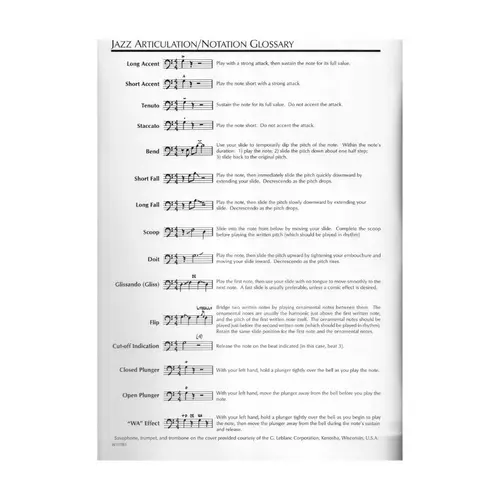 Standard Of Excellence Jazz Ensemble Method - 1St Trombone