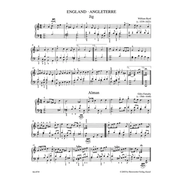 Barenreiter Piano Album - Baroque