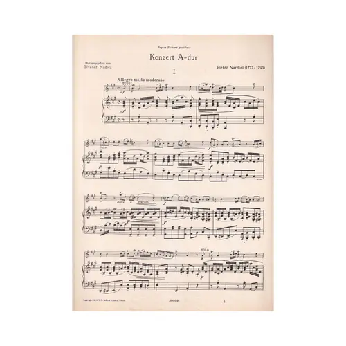 Concerto La Maior P/Violino