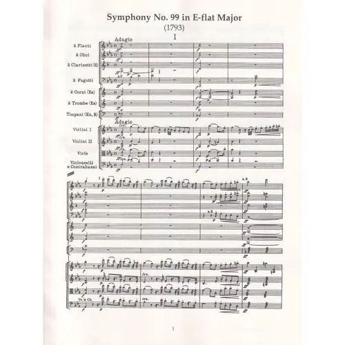 London Symphonies ns.99-104 in full score