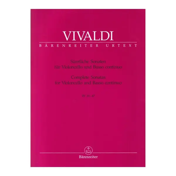 Complete sonatas for violoncello and basso continuo RV 39 - 47