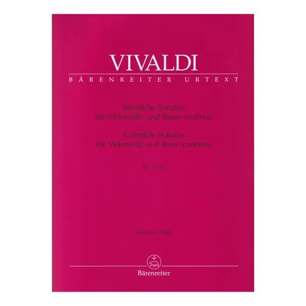Complete sonatas for violoncello and basso continuo RV 39 - 47