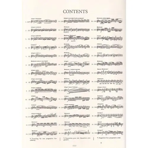 Etuden - Etudes For Violin  (Hermann)