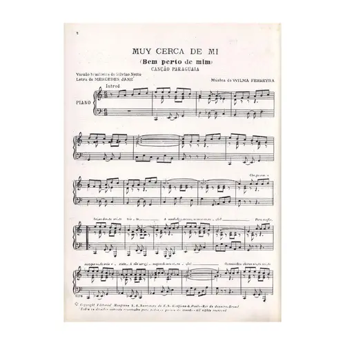 Muy Carca De Mi - Canção Paraguaia  (Edição Antiga)