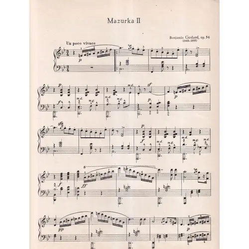 Mazurka Ii - Op.54