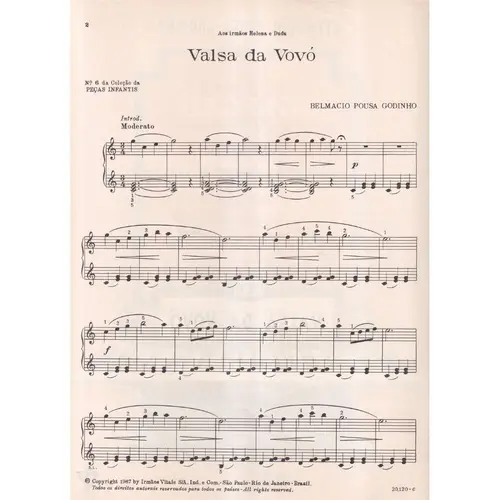 Valsa Da Vovó - Coleção De Peças Inf. N.6