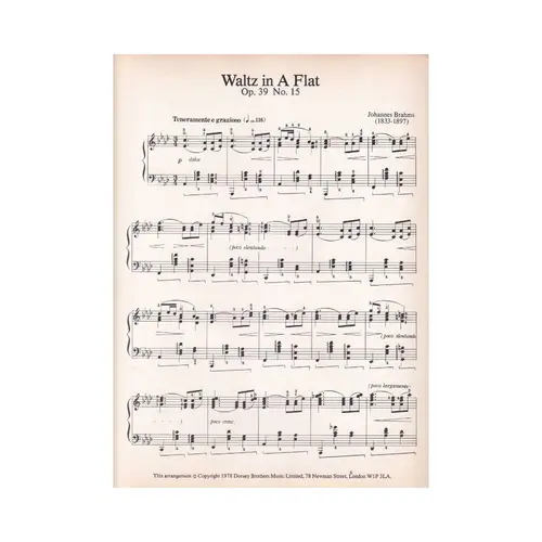 Waltz In A Flat - Op.39 N.15