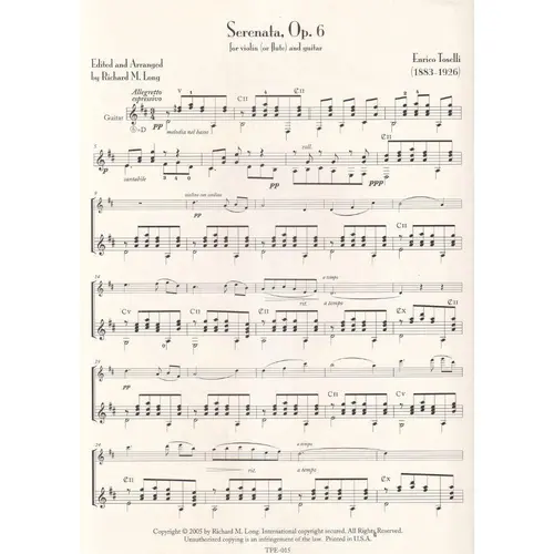 Serenata  Opus 6