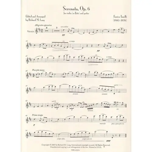 Serenata  Opus 6