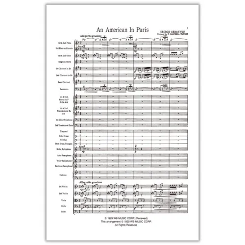 An American In Paris - Full Miniature Score