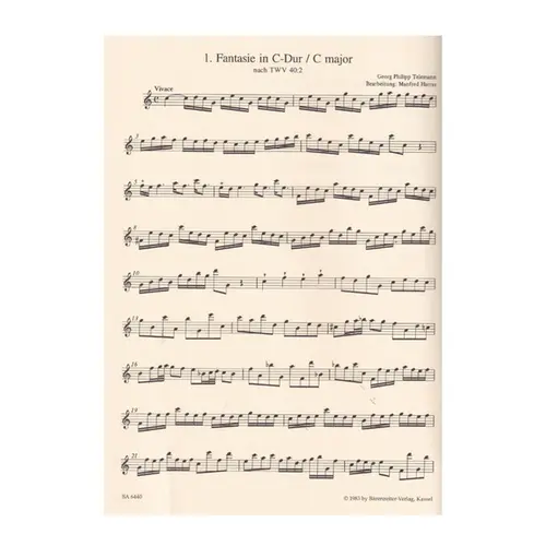 Twelve Fantasias according to Two 40:2-13