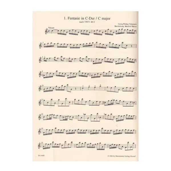 Twelve Fantasias according to Two 40:2-13