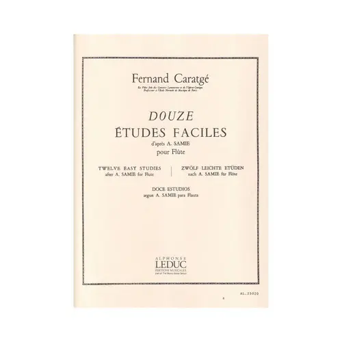 Douze Études Faciles D`Après A.Samie