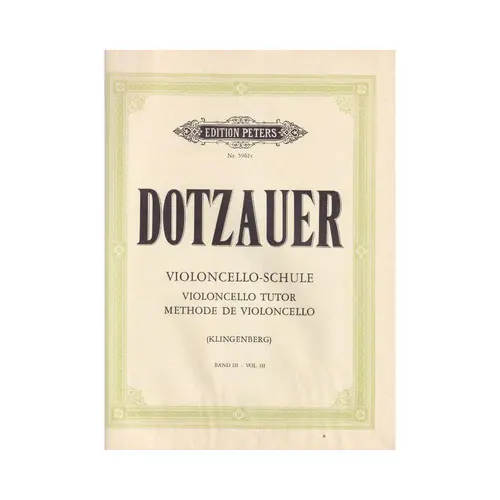 Violoncello-Schule - Vol.3