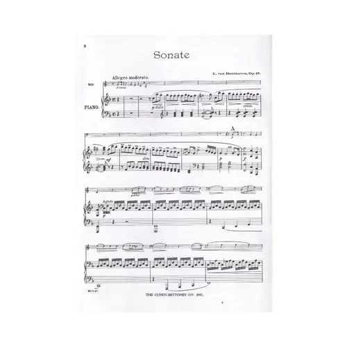 Sonate - Op.17 - Trompa