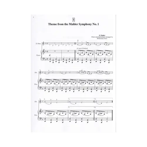 Suzuki Bass School Piano Accompaniment Vol.4