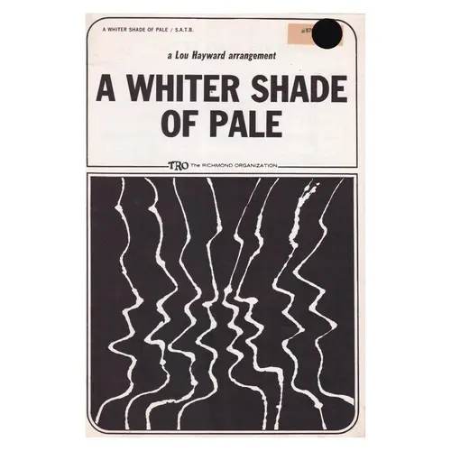 A Whiter Shade Of Pale - coro 4 vozes