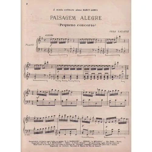 Paisagem Alegre  (Edição Antiga)