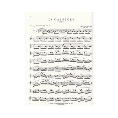 24 Studies For The Flute- Op.26