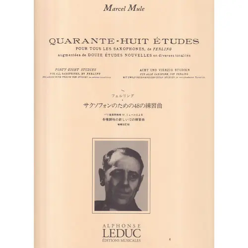 Quarante-Huit Études Pour Tous Les Saxophones