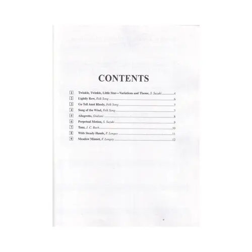 Guitar School Vol.1 (Violin 1) - String Orchestra Arrangements To Selected Pieces From Suzuki