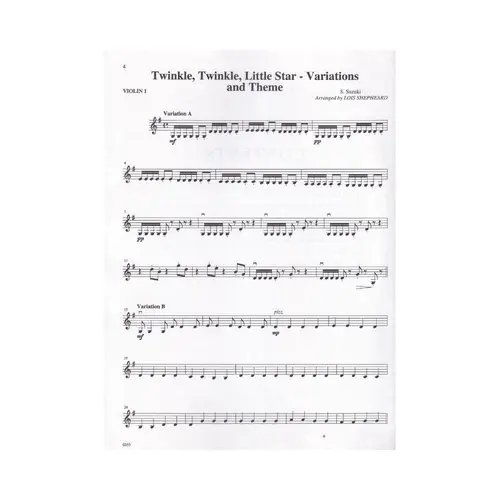 Guitar School Vol.1 (Violin 1) - String Orchestra Arrangements To Selected Pieces From Suzuki