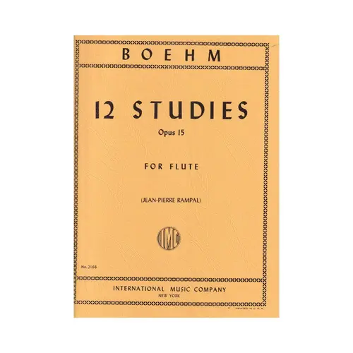 12 Studies For Flute - Op.15