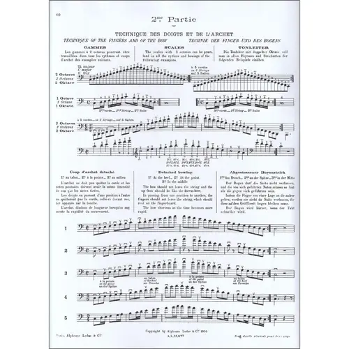 Enseignement Complet De La  Contrebasse - Vol.2