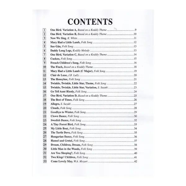 Suzuki Recorder School (Alto Recorder) vol.01 -  piano accompaniment